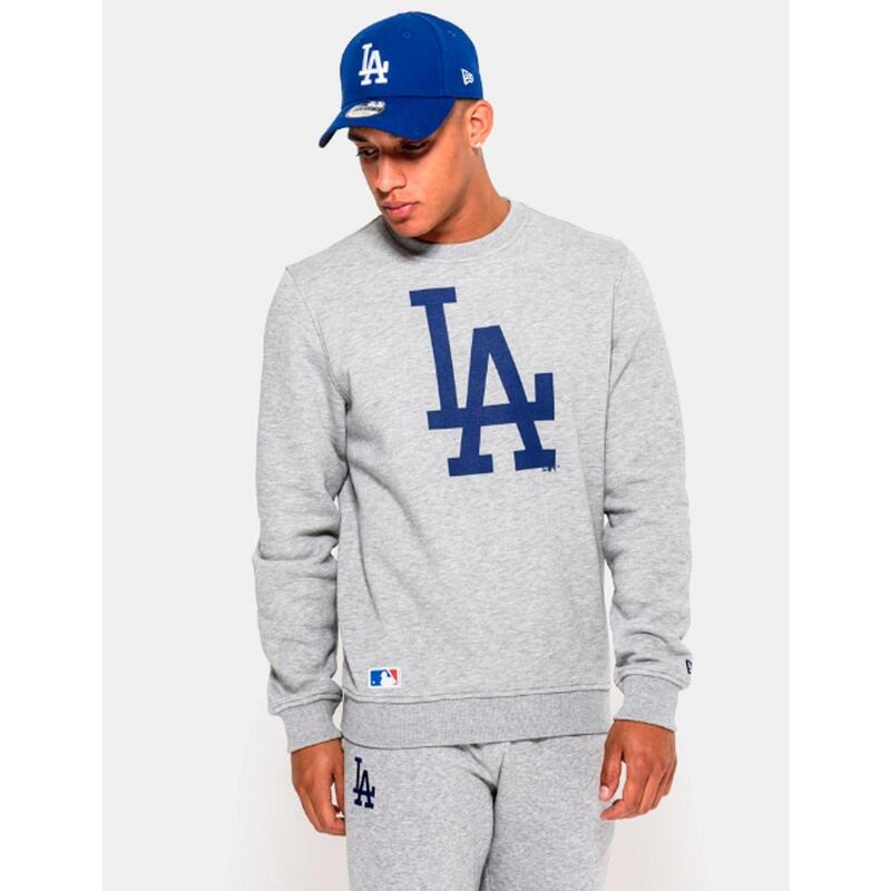 Sudaderas para Hombre New era  crew los angeles dodgers Gris