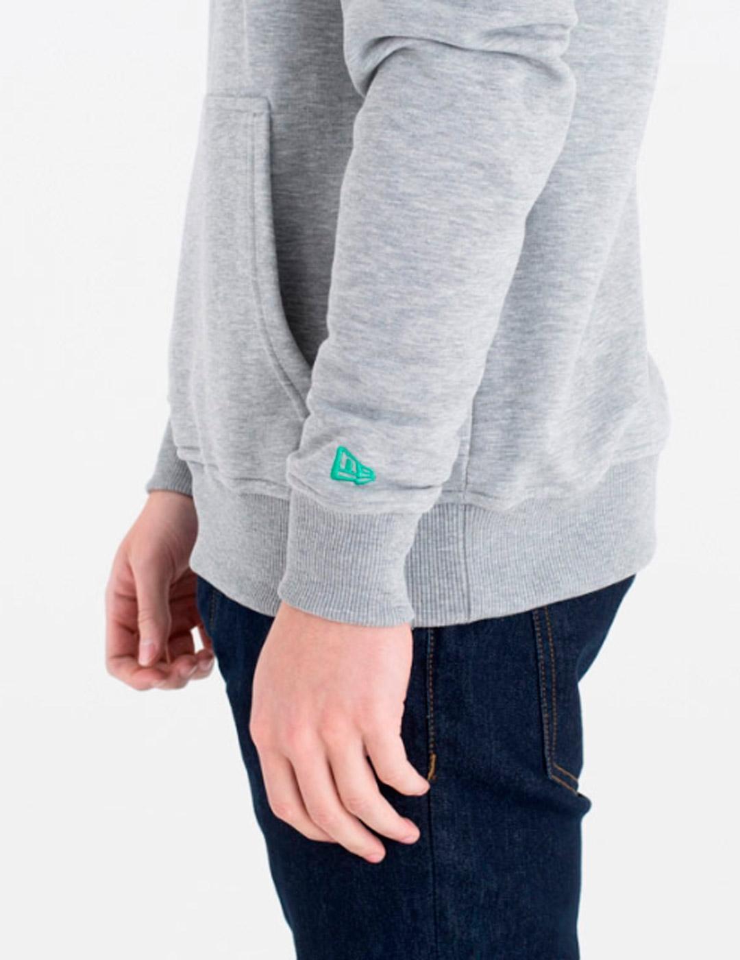 Sweat à capuche New Era avec logo de l'équipe Boston Celtics 5/5