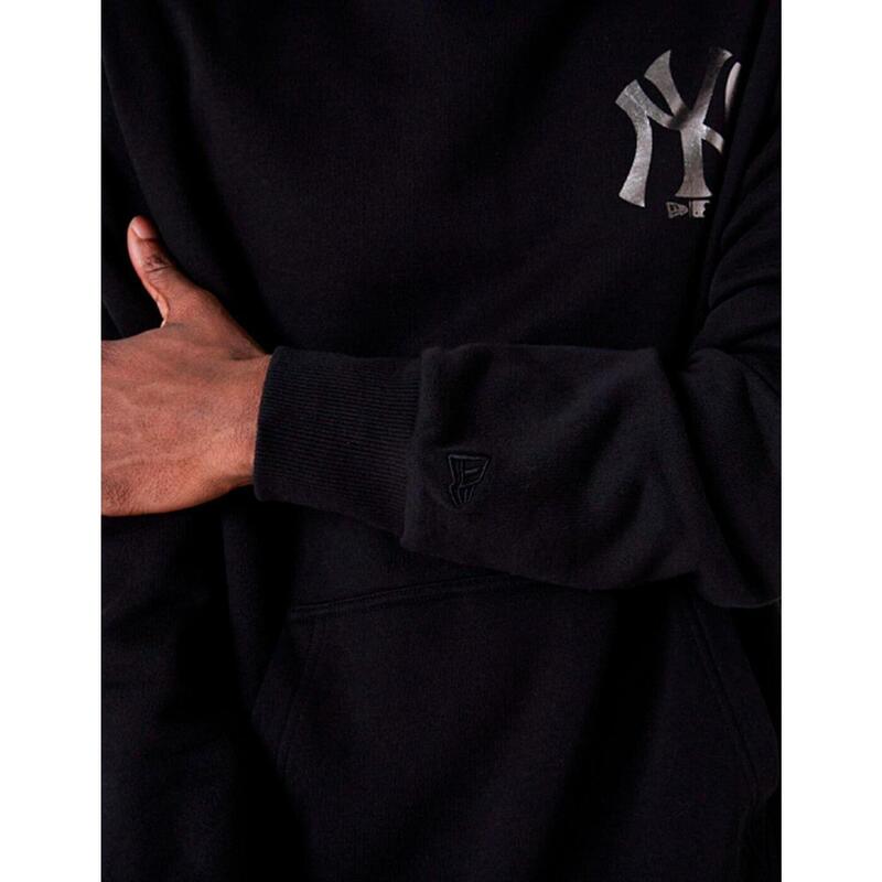 Sudaderas para Hombre New era Metallic new york yankees  Negro