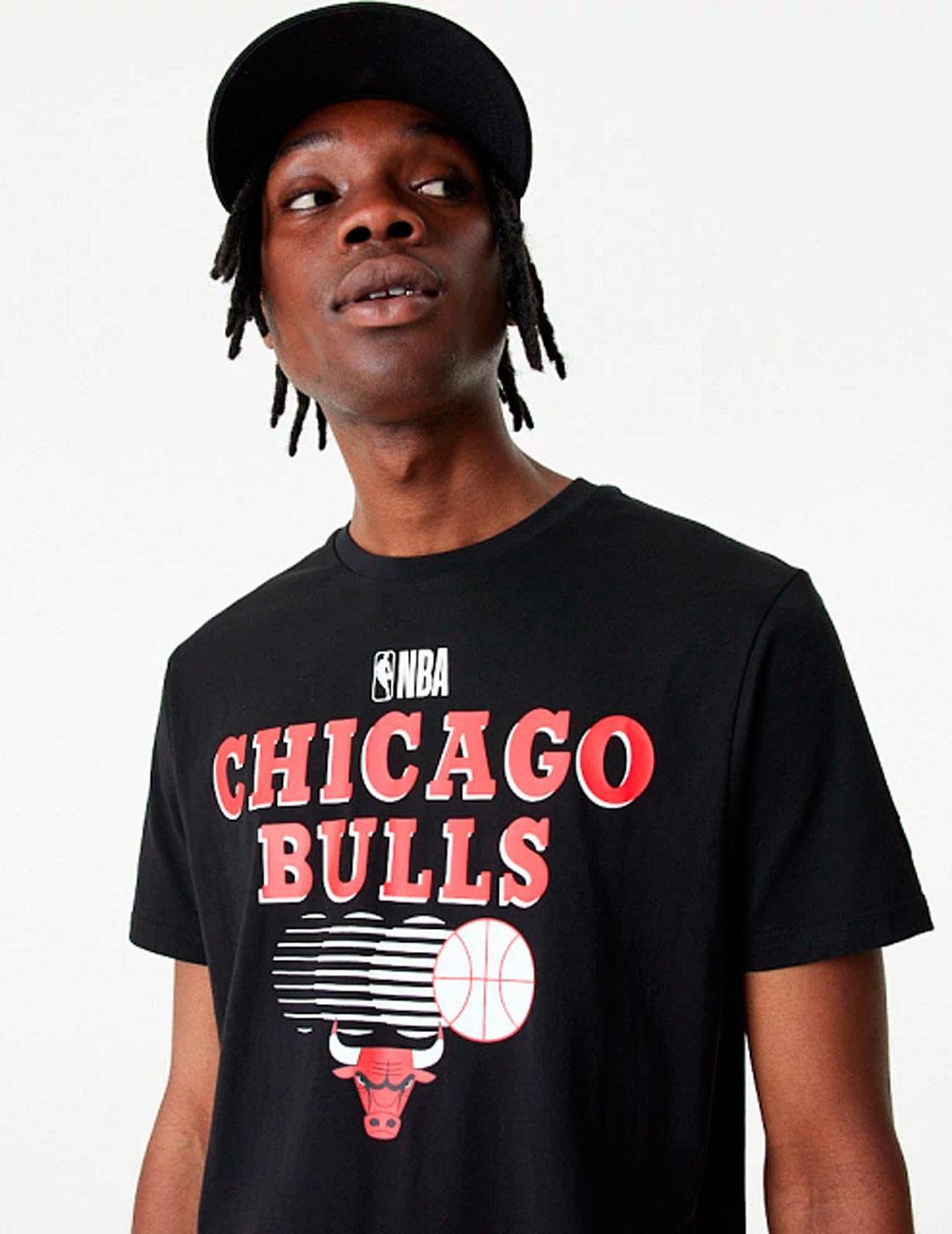T-Shirt New Era  Nba Team Graphic Tee Chibul  Blkfdr Adulto 4/5