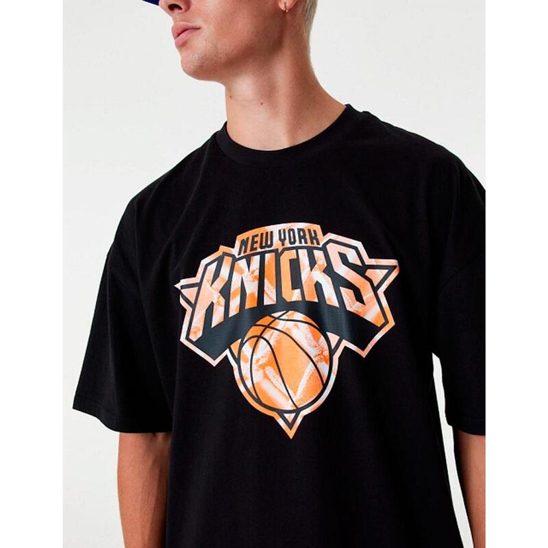 Camisetas para Hombre New era  infill logo ny knicks Negro