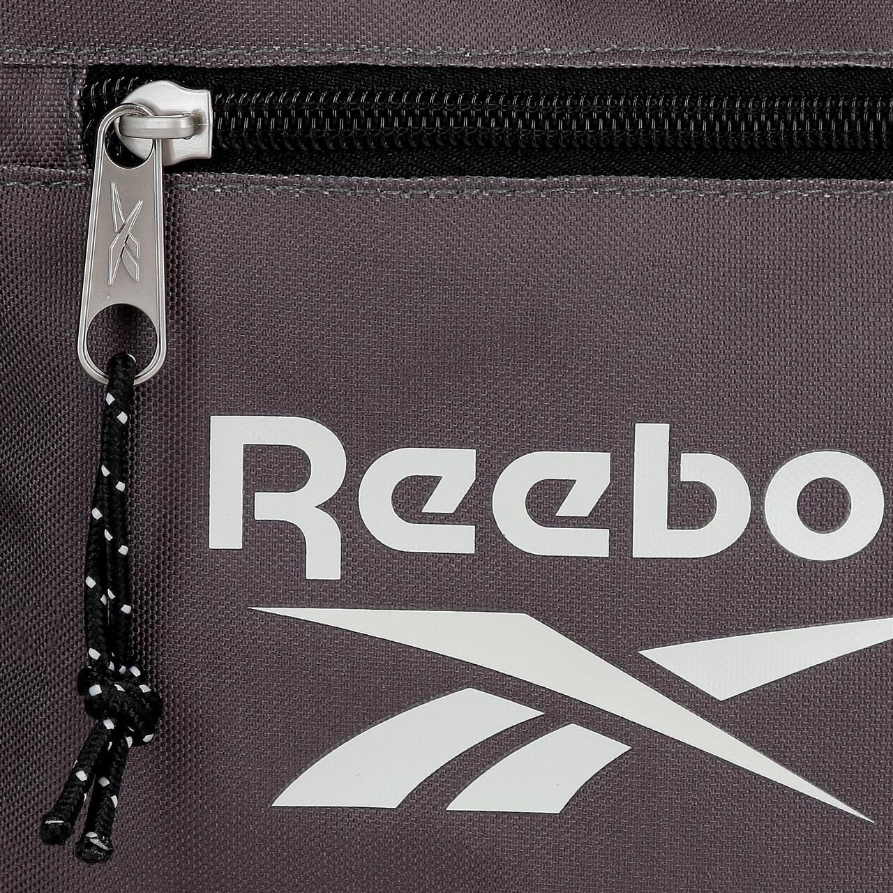 Bandolera pequeña Unisex Reebok Boston 17cm Gris 3/4