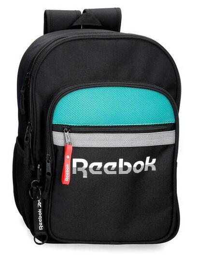 Zaino scolastico due scomparti ragazzo Reebok Andover 40cm Nero