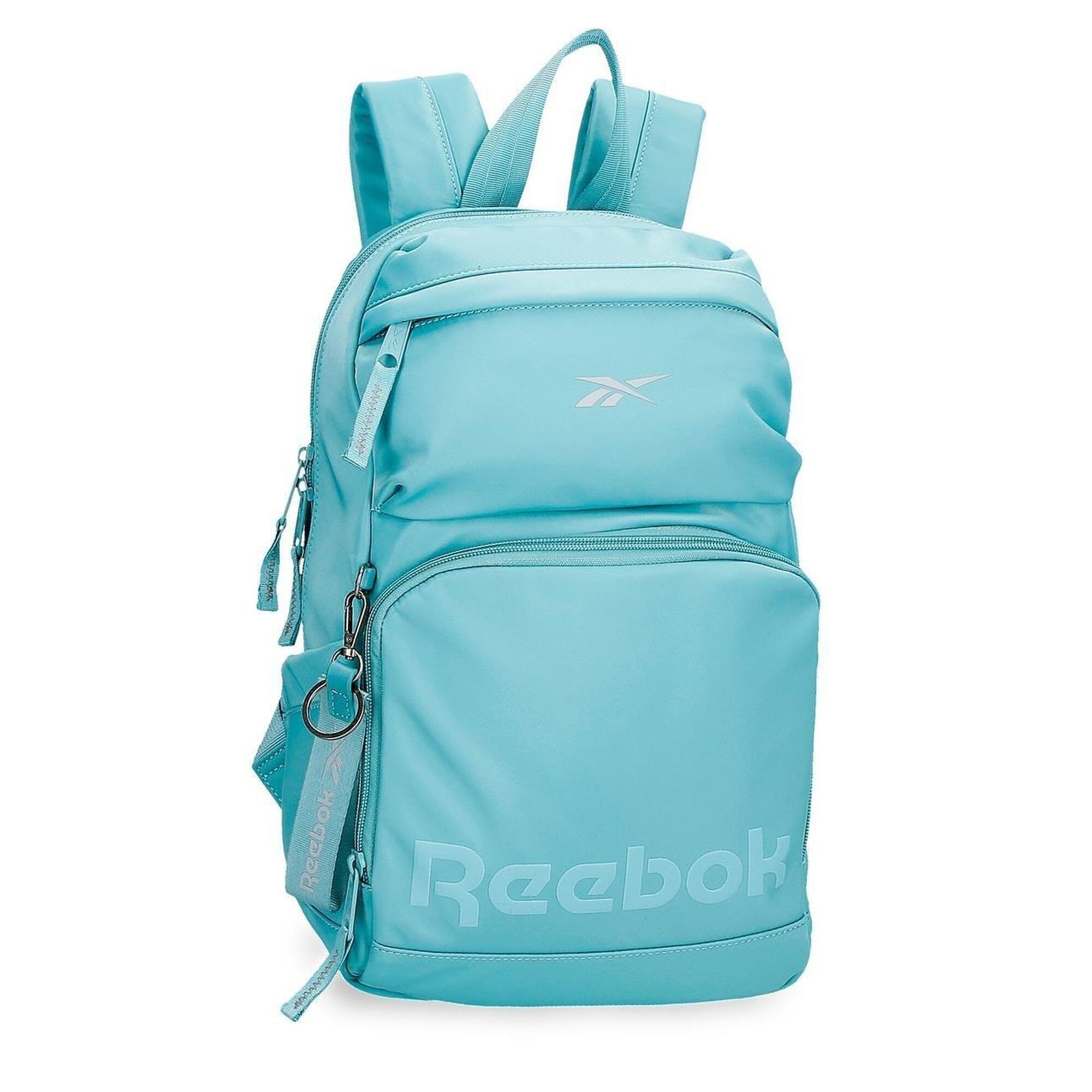 Mochila porta ordenador y tablet Mujer Reebok Linden 36cm Azul claro