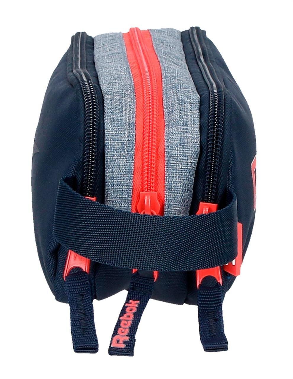 Astuccio tre scomparti ragazza Reebok Lucia 10cm Blu Navy 4/5