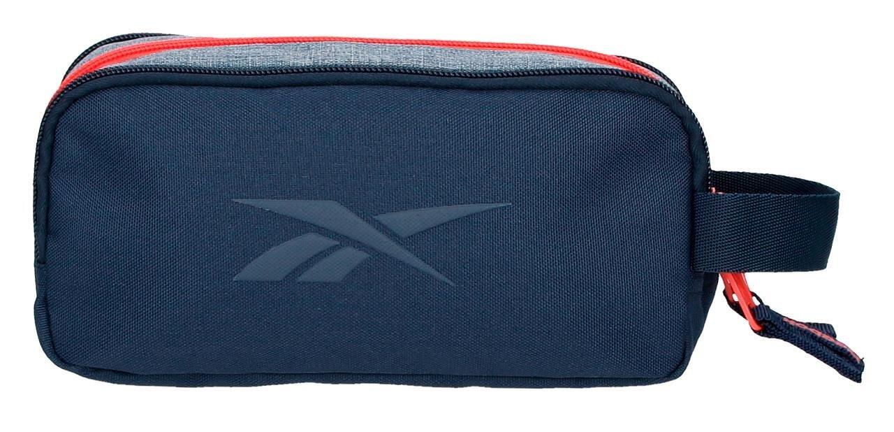 Astuccio tre scomparti ragazza Reebok Lucia 10cm Blu Navy 2/5