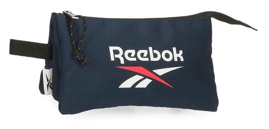 Astuccio tre scomparti unisex Reebok Boston 12cm Rosso