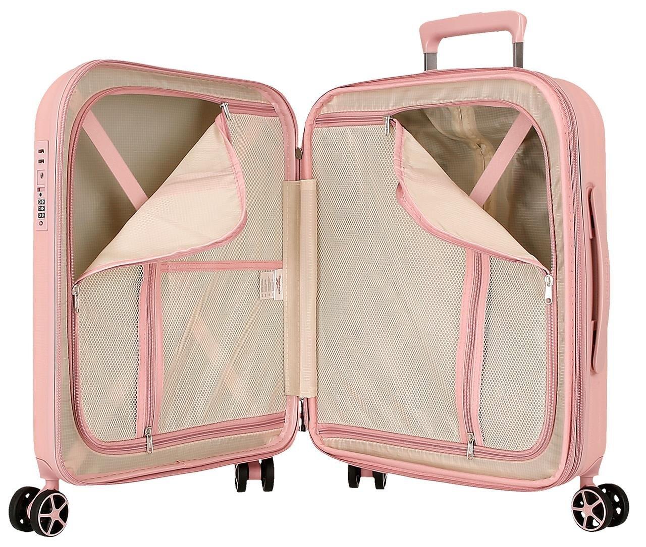 Maleta de cabina ABS rígida expandible Mujer Reebok Franklin 55cm 37L Rosa 4/5