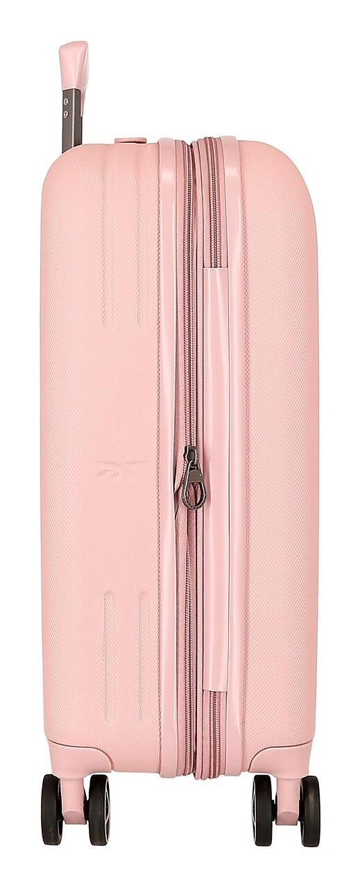 Maleta de cabina ABS rígida expandible Mujer Reebok Franklin 55cm 37L Rosa 3/5