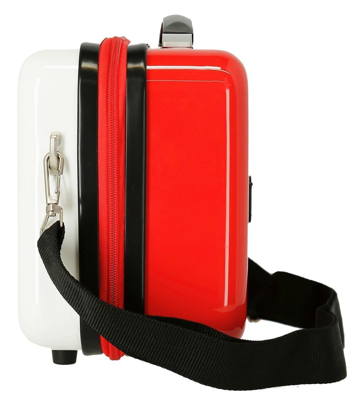 Neceser de viaje ABS Unisex Reebok Maveryck 9L Blanco/Rojo 3/5