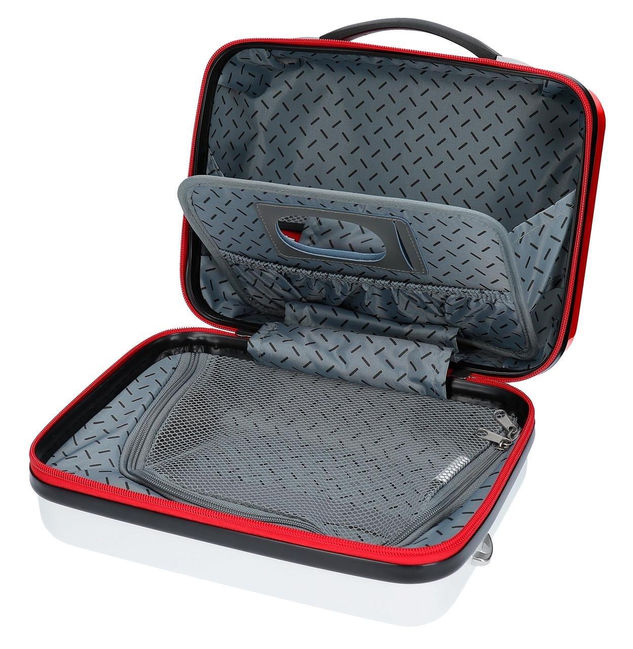 Neceser de viaje ABS Unisex Reebok Maveryck 9L Blanco/Rojo 4/5