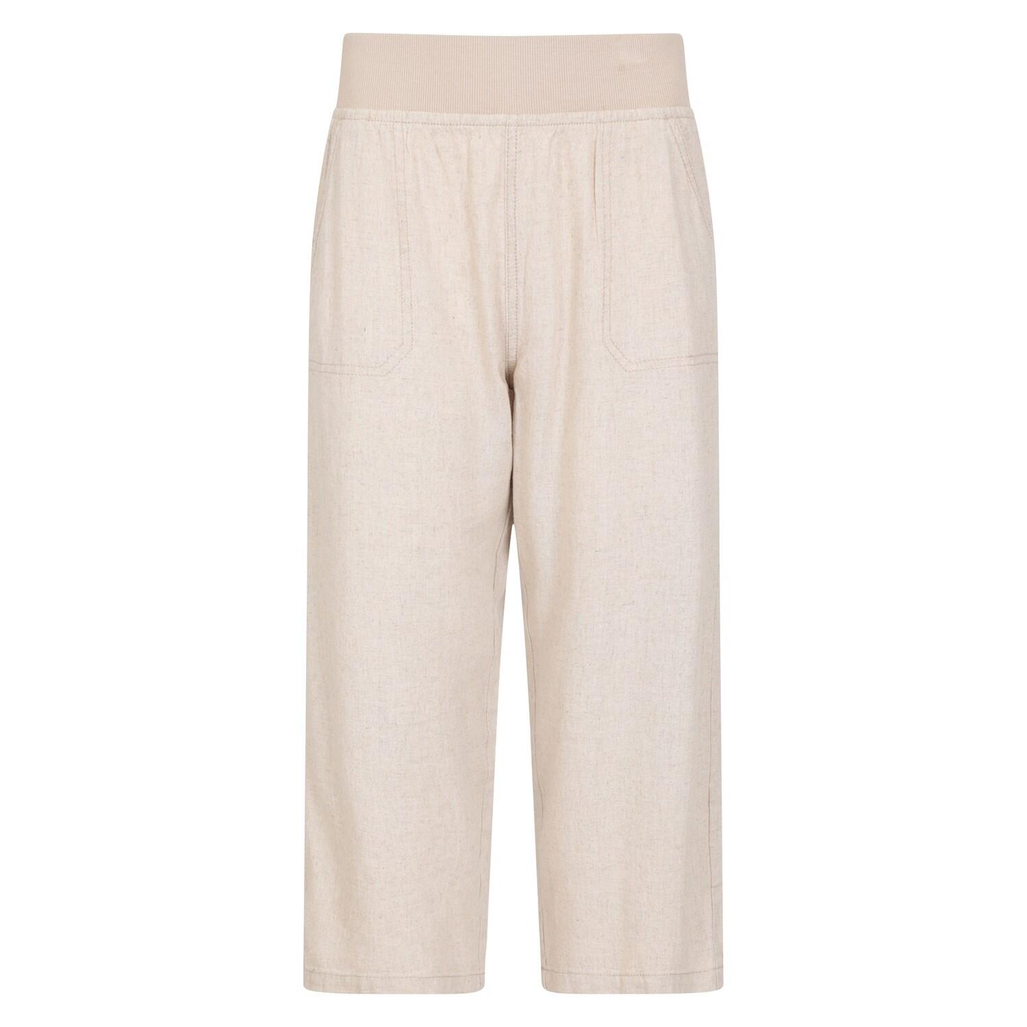 Mountain Warehouse Womens/Ladies Skye Linen Blend Capri