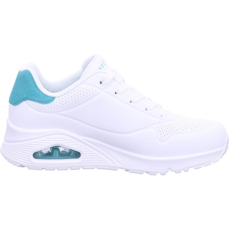 Baskets Femme Baskets Skechers UNO - POP BACK Blanc Blanc Skechers