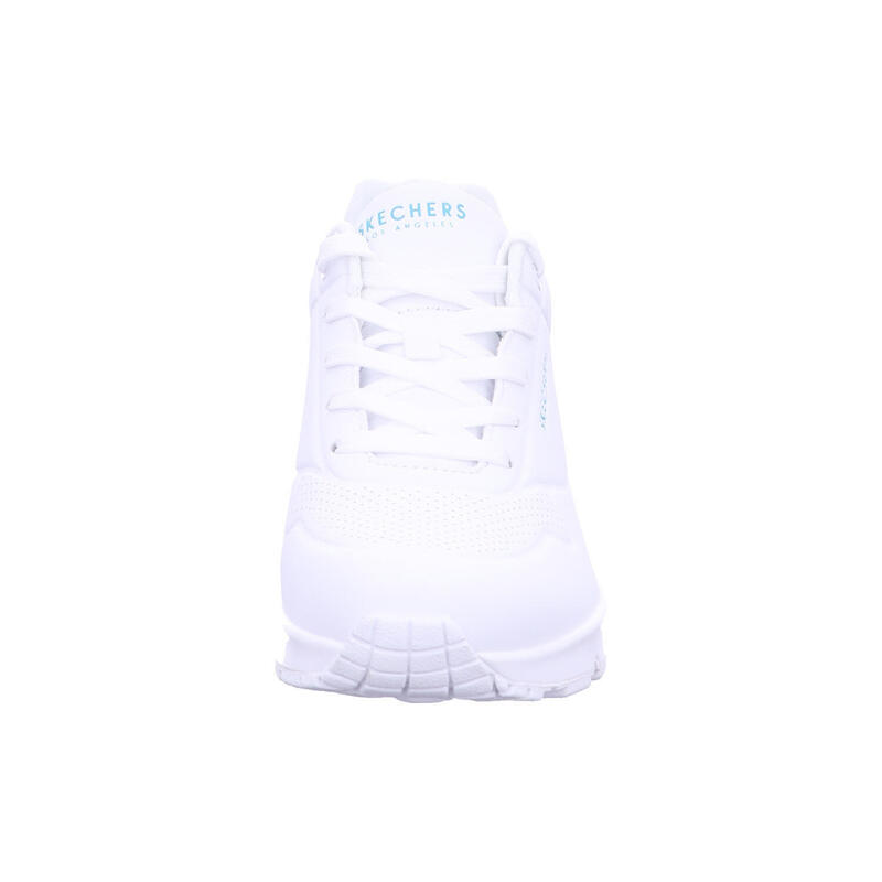 Baskets Femme Baskets Skechers UNO - POP BACK Blanc Blanc Skechers