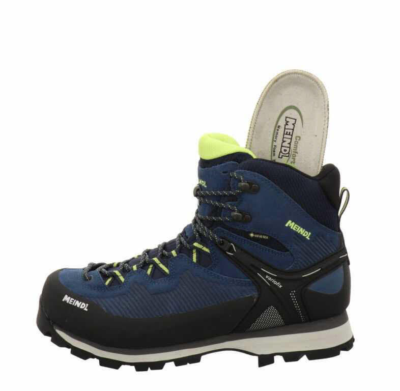 Meindl Herren Terlan GTX Outdoorschuh Leder-Mix in blau 6/7