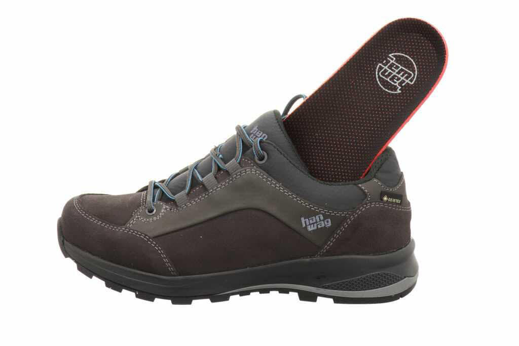 Chaussures basses de randonnée imperméables pour femmes Asphalte/océan 6/7