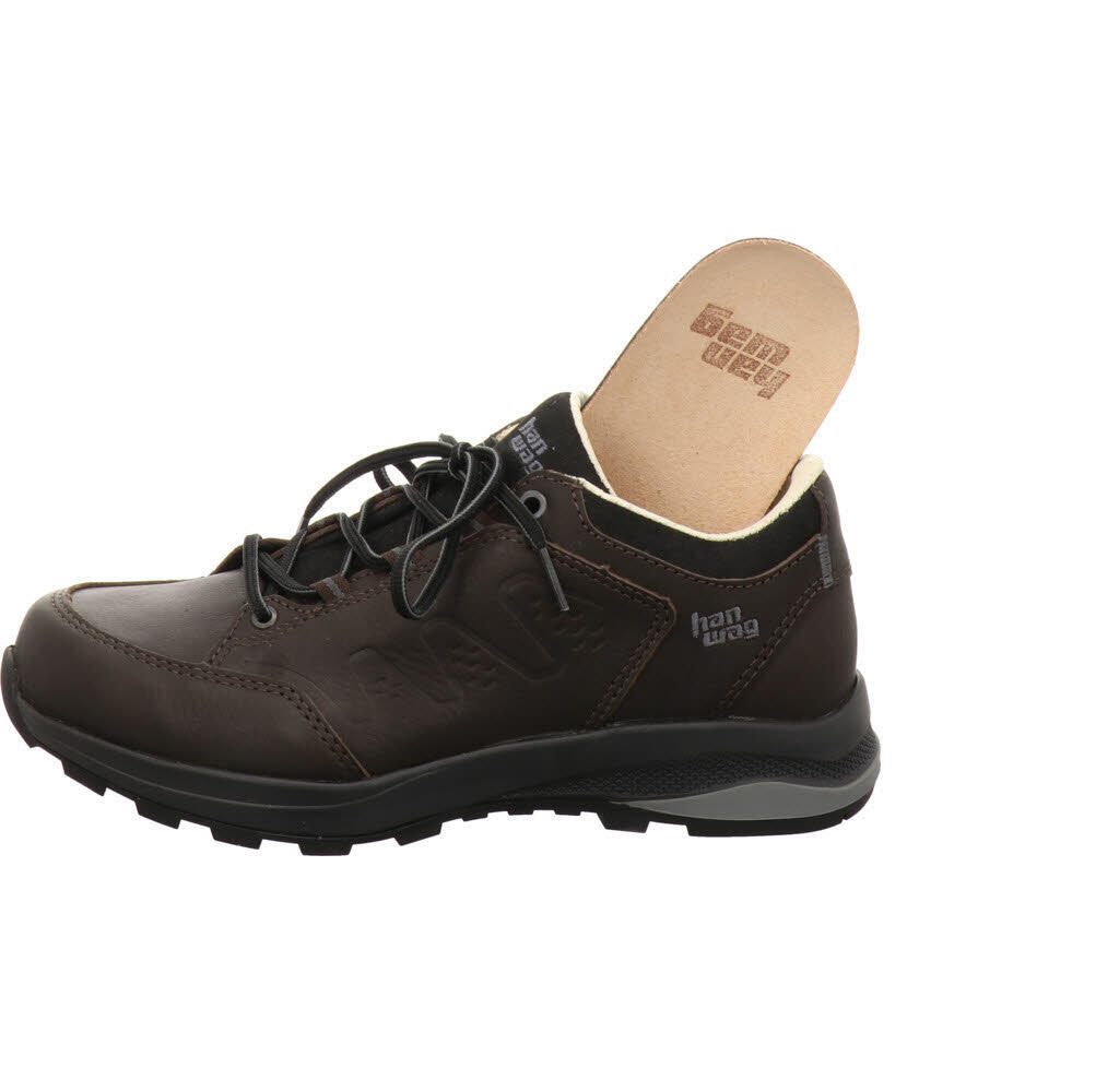 Hanwag Damen Travi LO Lady SF LL Yak Sneaker Echtleder in dunkelblau 6/7