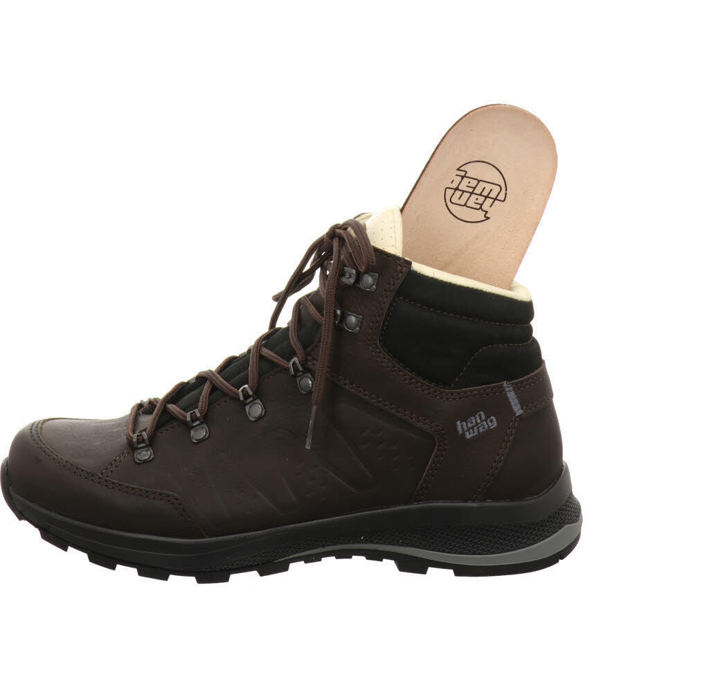 Hanwag Herren Travi LL Yak Wanderschuh Echtleder in dunkelblau 6/6