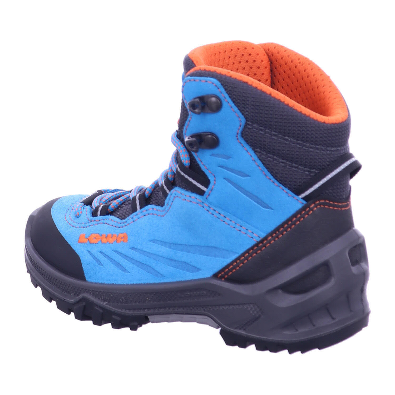LOWA Jungen 640060 6954 Outdoorschuh Echtleder in blau 3/7