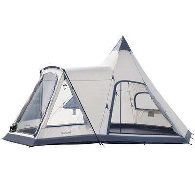 Tent tipi hetta 460 protect plus - 6 pers - 545 × 460 x 295 cm - genaaide vloer