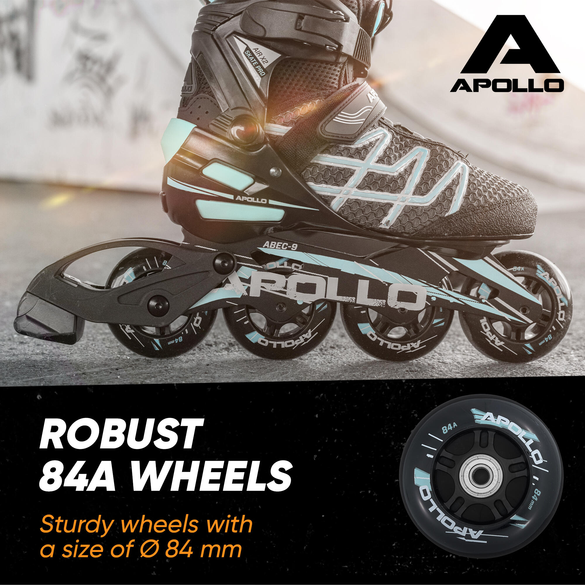 Inline Skates - Air Flow X2 - Inliner für Teenager, Damen und Herren 3/7