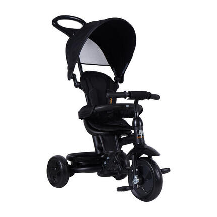 DERYAN Adventurer Dreirad - Verstellbar und 360º drehbar - Schwarz