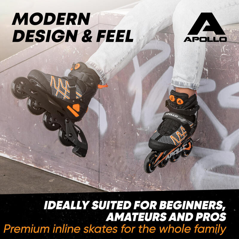 Rollers Adultes 'Air Flow X2' - Inline, Laçage Rapide, ABEC 7, Taille 37-45