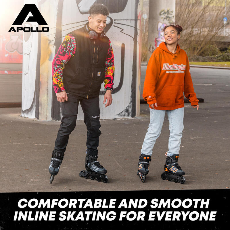 Rollers Adultes 'Air Flow X2' - Inline, Laçage Rapide, ABEC 7, Taille 37-45
