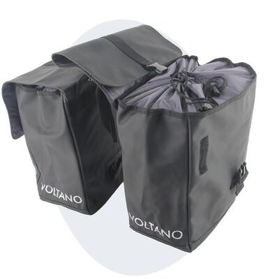 Fietstas voor toerfietsen van het merk voltano - unisex - kleur zwart - - 30