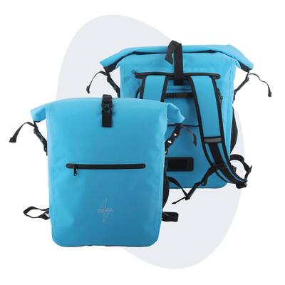 Fietstas voor toerfietsen van het merk voltano - unisex - kleur blauw - - 28