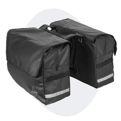 Fietstas voor toerfietsen van het merk voltano - unisex - kleur zwart - - 44l