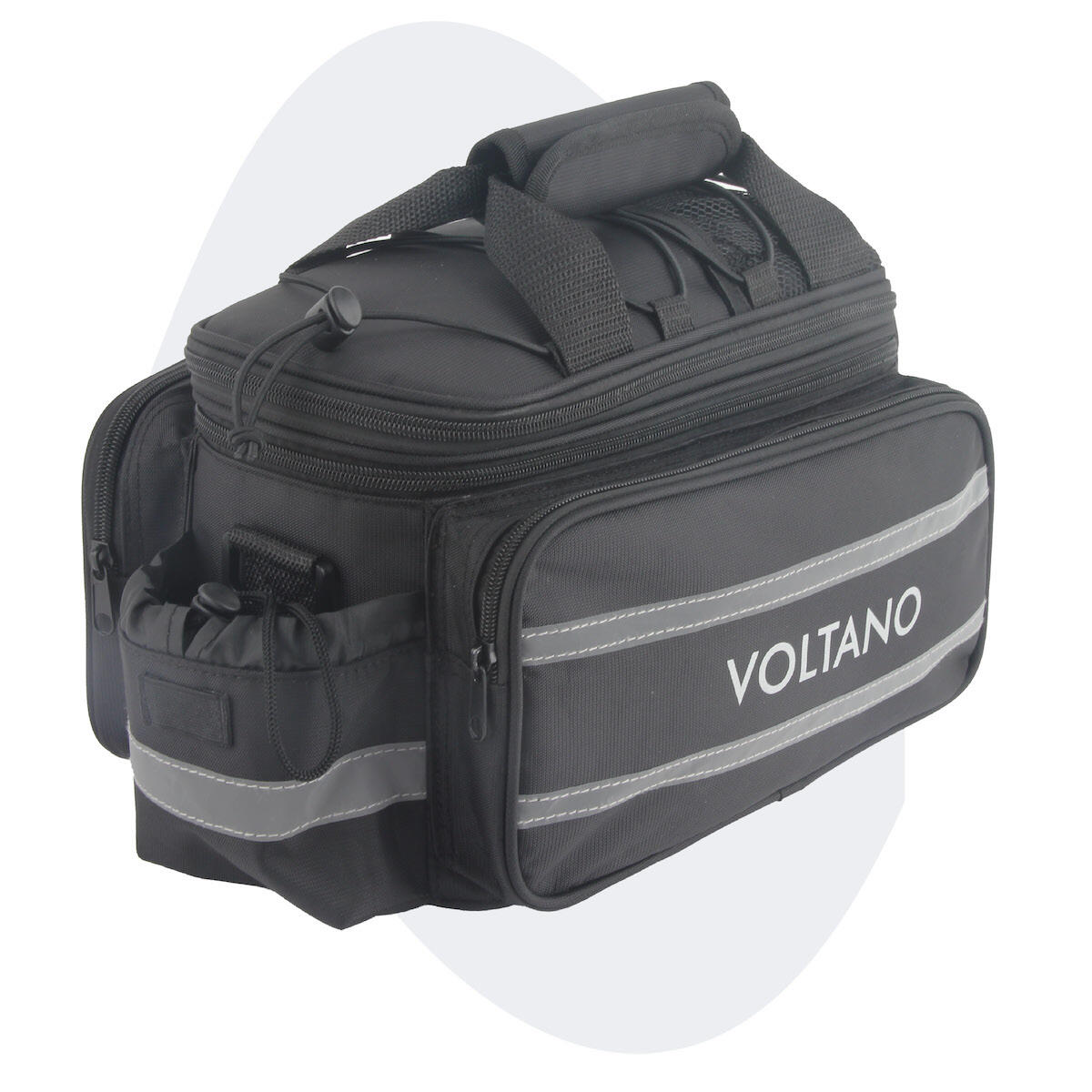 Fietstas voor Toerfietsen van het merk VOLTANO - Unisex - Kleur ZWART -  - 13 L 5/7