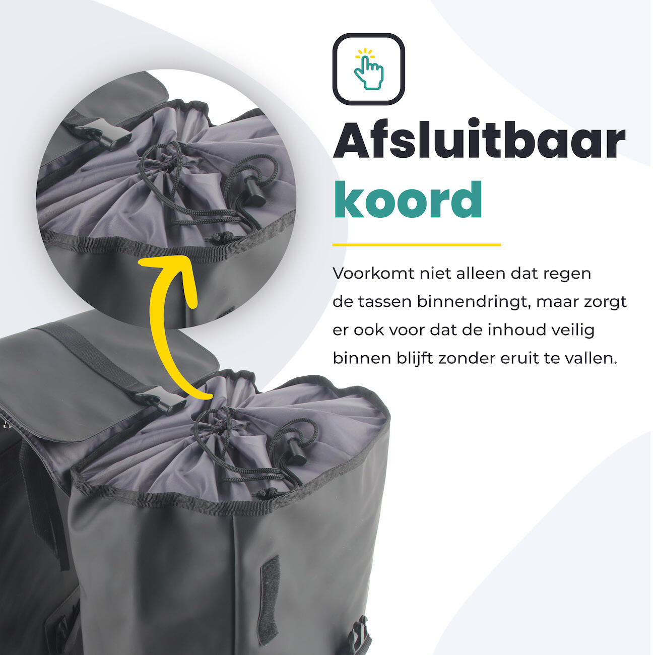 Fietstas voor Toerfietsen van het merk VOLTANO - Unisex - Kleur ZWART -  - 30 5/7