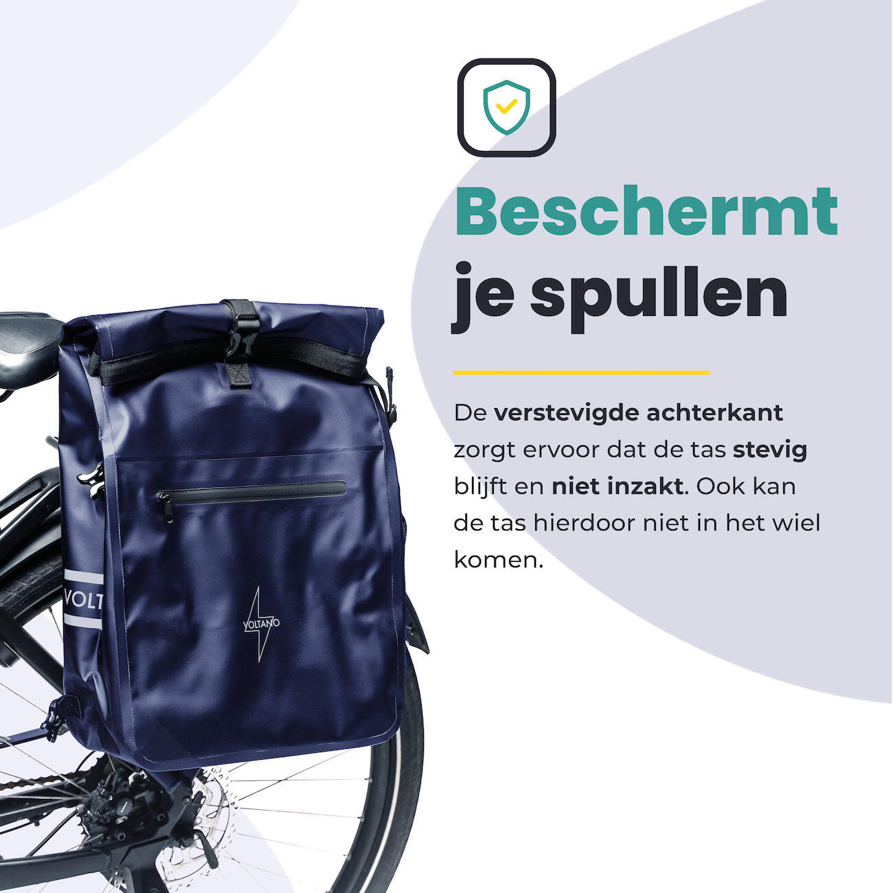 Fietstas voor Toerfietsen van het merk VOLTANO - Unisex - Kleur BLAUW -  - 28 4/7