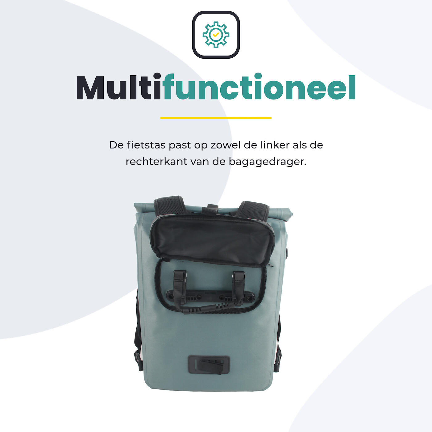 Fietstas voor Toerfietsen van het merk VOLTANO - Unisex - Kleur BLAUW -  - 28 5/7