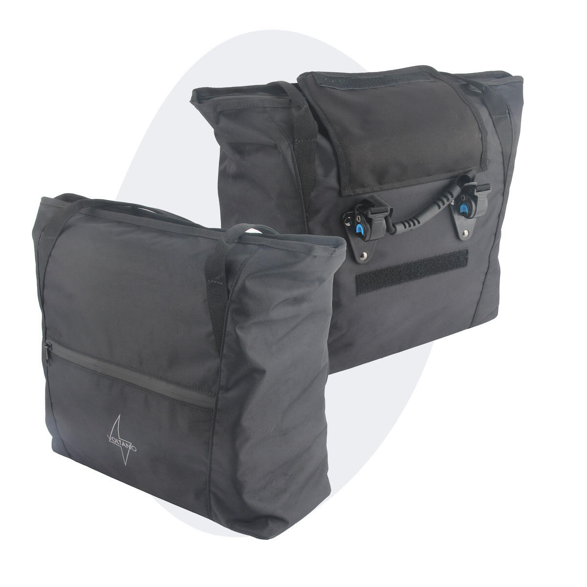 Fietstas voor Toerfietsen van het merk VOLTANO - Unisex - Kleur ZWART -  - 19L 5/7
