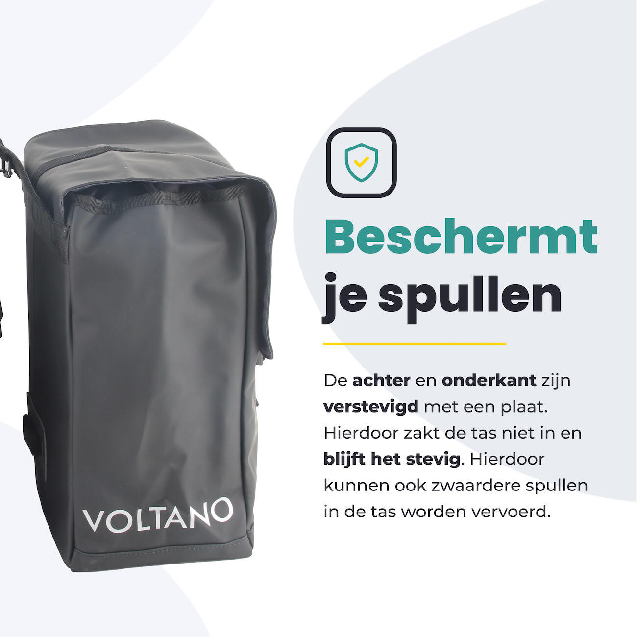 Fietstas voor Toerfietsen van het merk VOLTANO - Unisex - Kleur ZWART -  - 30 4/7