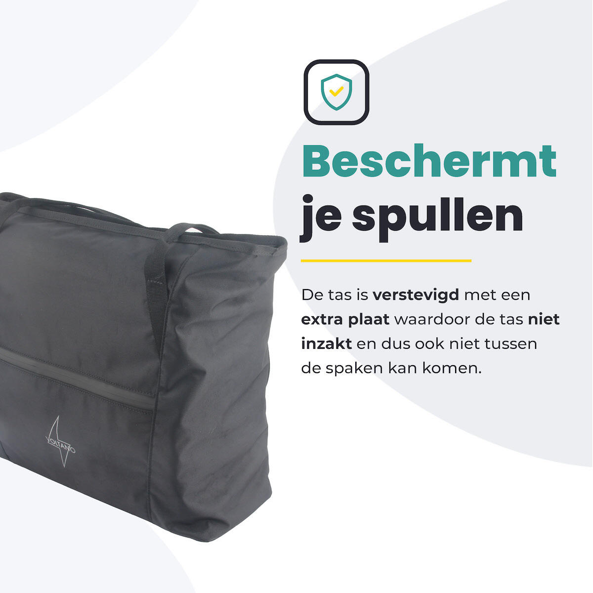 Fietstas voor Toerfietsen van het merk VOLTANO - Unisex - Kleur ZWART -  - 19L 6/7