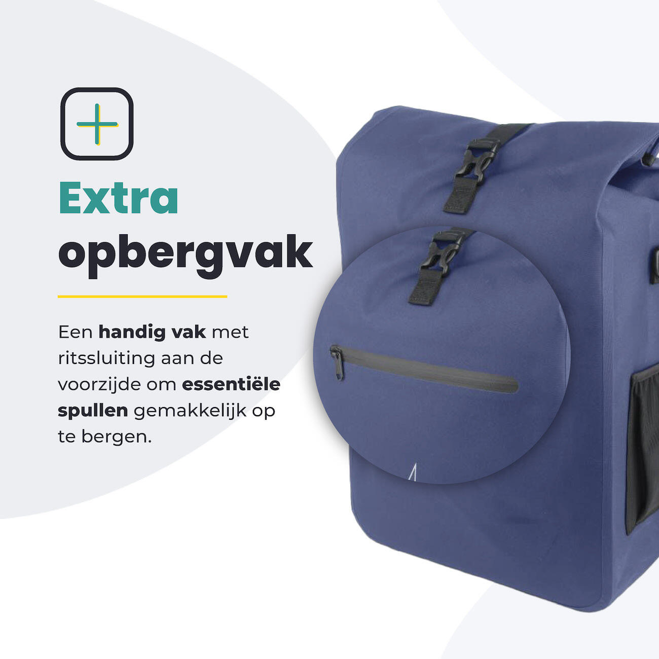 Fietstas voor Toerfietsen van het merk VOLTANO - Unisex - Kleur BLAUW -  - 28 7/7