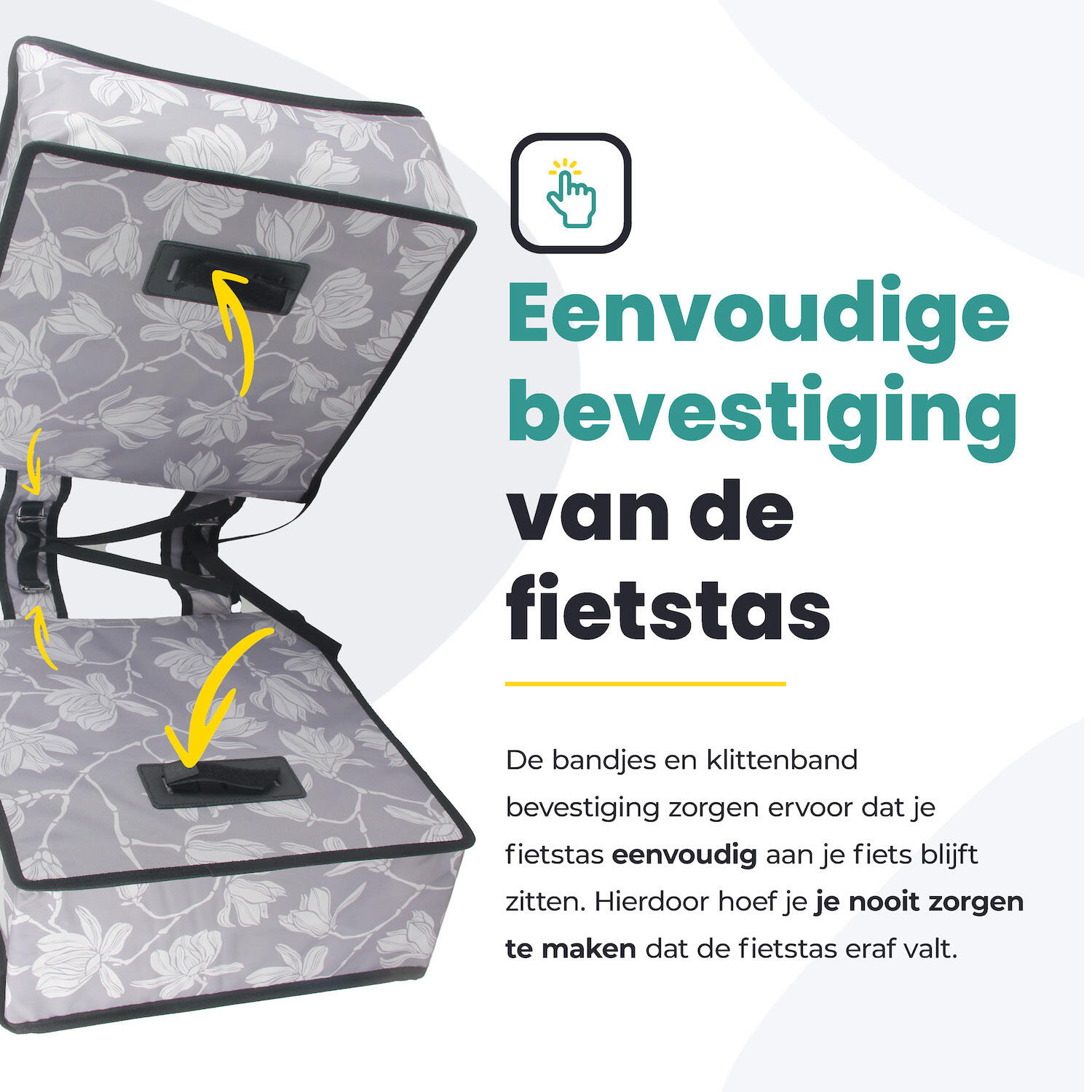 Fietstas voor Toerfietsen van het merk VOLTANO - Unisex - Kleur GRIJS -  - 38L 4/7
