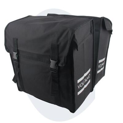 Fietstas voor toerfietsen van het merk voltano - unisex - kleur zwart - - 48l
