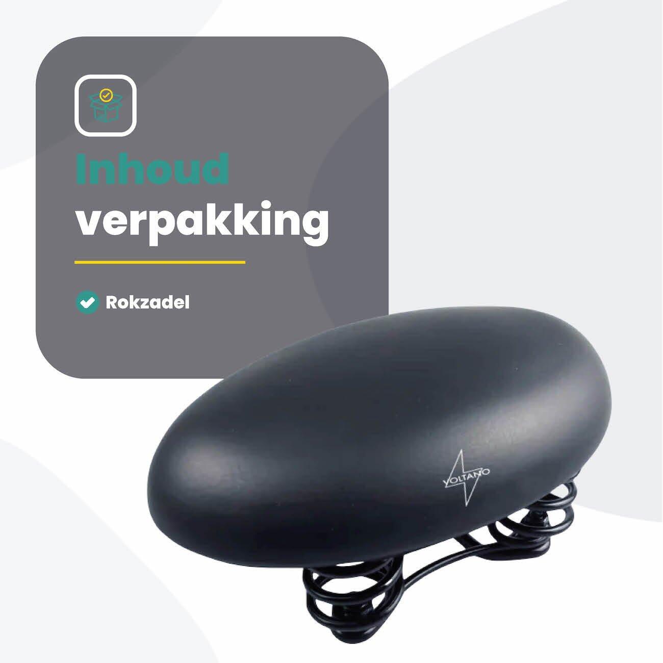 Fietszadels voor Toerfietsen van het merk VOLTANO - DAMES - Kleur ZWART - 7/7