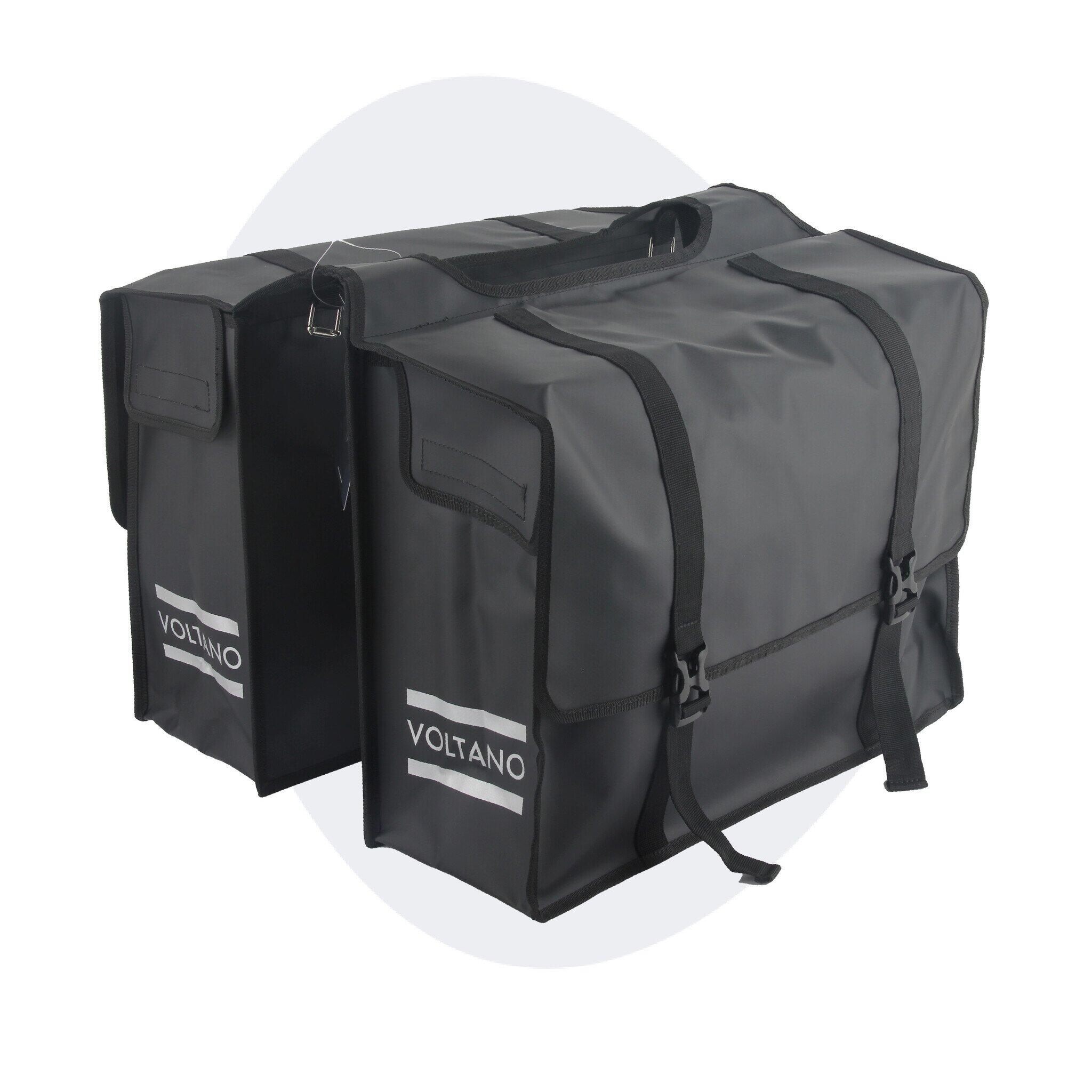 Fietstas voor Toerfietsen van het merk VOLTANO - Unisex - Kleur ZWART -  - 48L 2/7