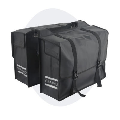 Fietstas voor toerfietsen van het merk voltano - unisex - kleur zwart - - 48l
