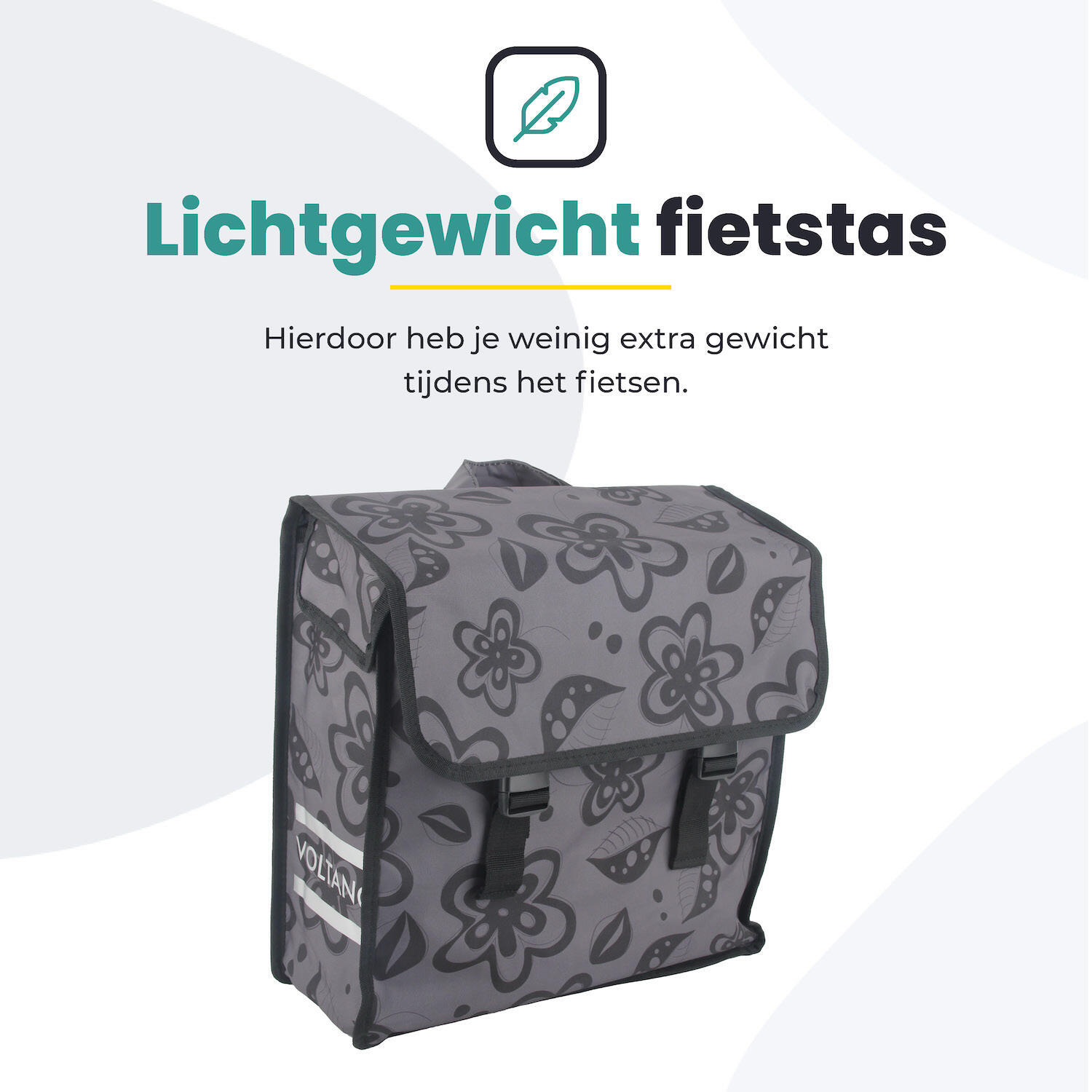 Fietstas voor Toerfietsen van het merk VOLTANO - Unisex - Kleur ZWART -  - 19L 6/7