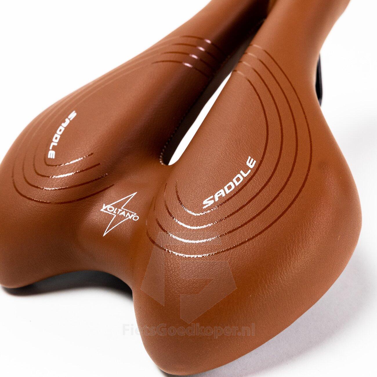 Voltano Sport Trekking Fietszadel - Unisex - Bruin 7/7
