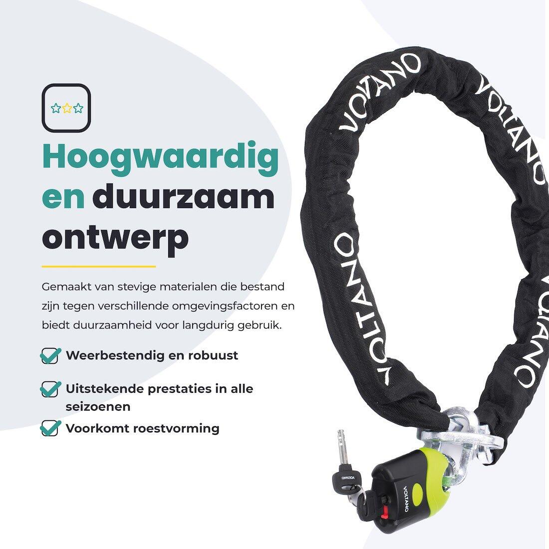 Fietsslot van het merk VOLTANO - Kettingslot 7/7