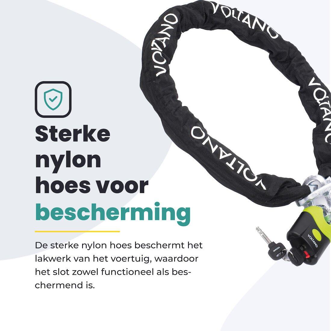 Fietsslot van het merk VOLTANO - Kettingslot 5/7