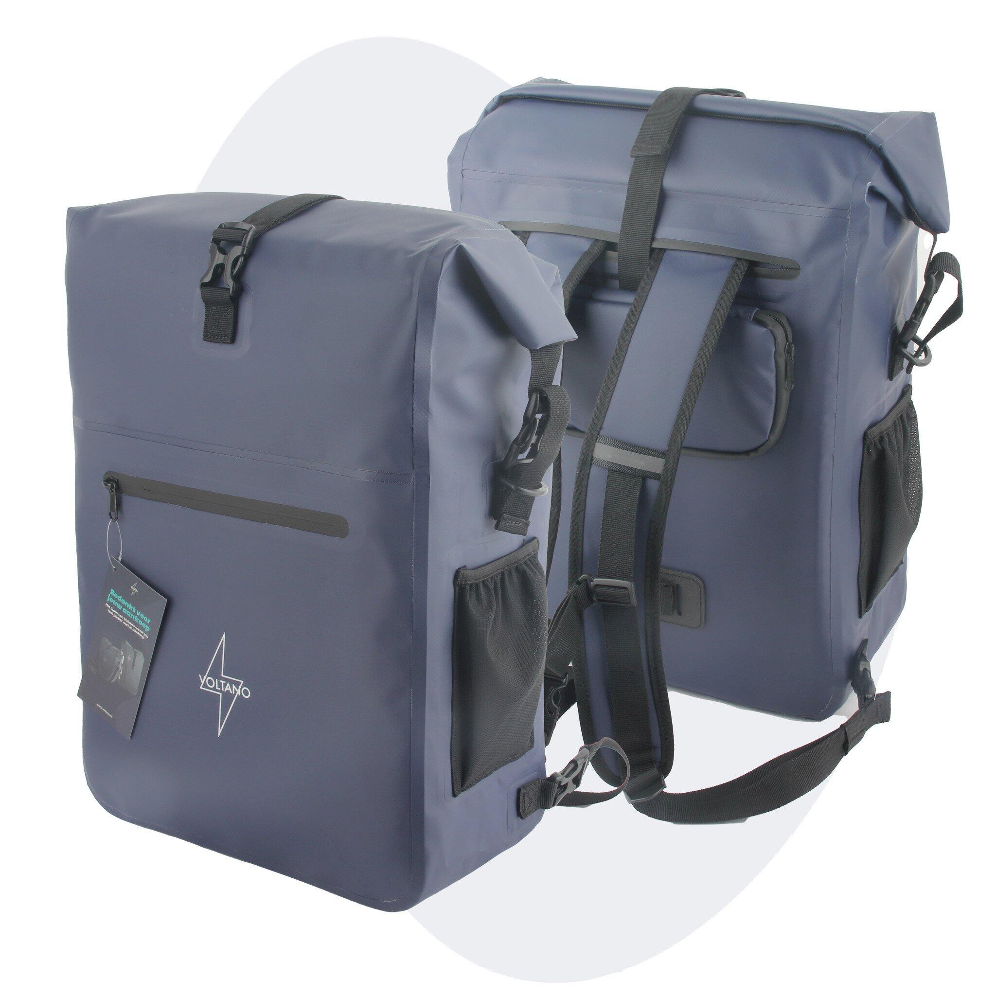 VOLTANO Fietstas voor Toerfietsen van het merk VOLTANO - Unisex - Kleur BLAUW -  - 28