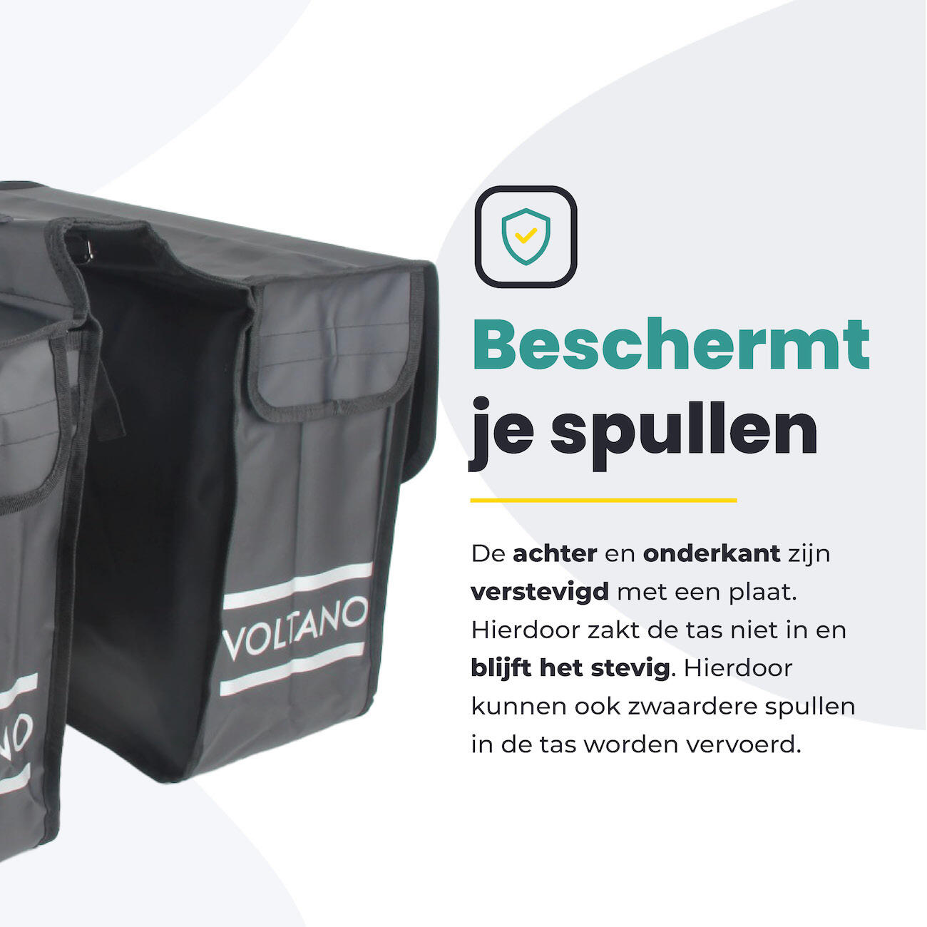 Fietstas voor Toerfietsen van het merk VOLTANO - Unisex - Kleur ZWART -  - 35 4/7